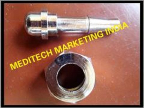 HOSE NUT NIPPLE - Brass Material, 50 Grams Weight | Ideal for Hospital Medical Gas Equipment, Versatile Pipe Use