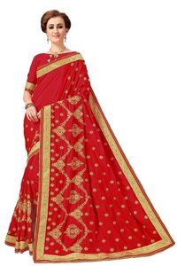 Embroidered silk saree Collection