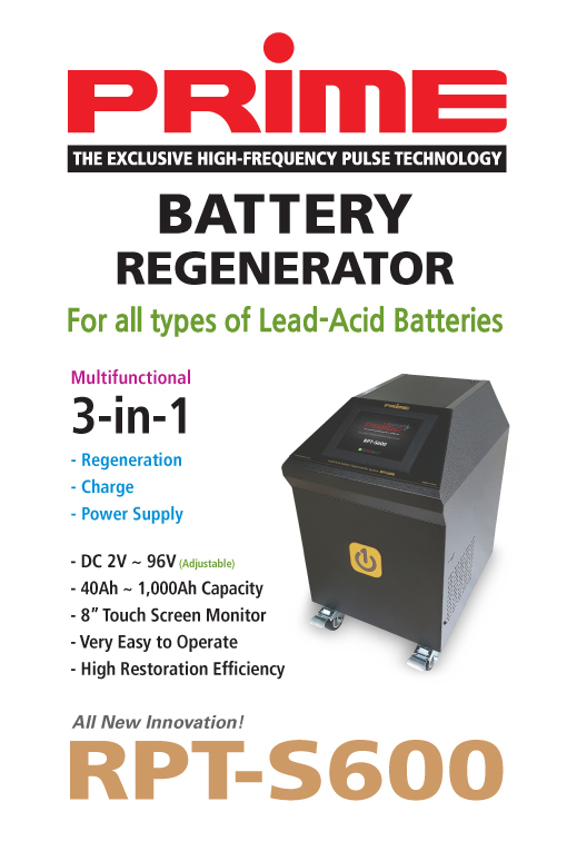 Prime Rpt-s600 Universal Battery Regenerator Dimension(l*w*h): 53*68*76 Centimeter (Cm)