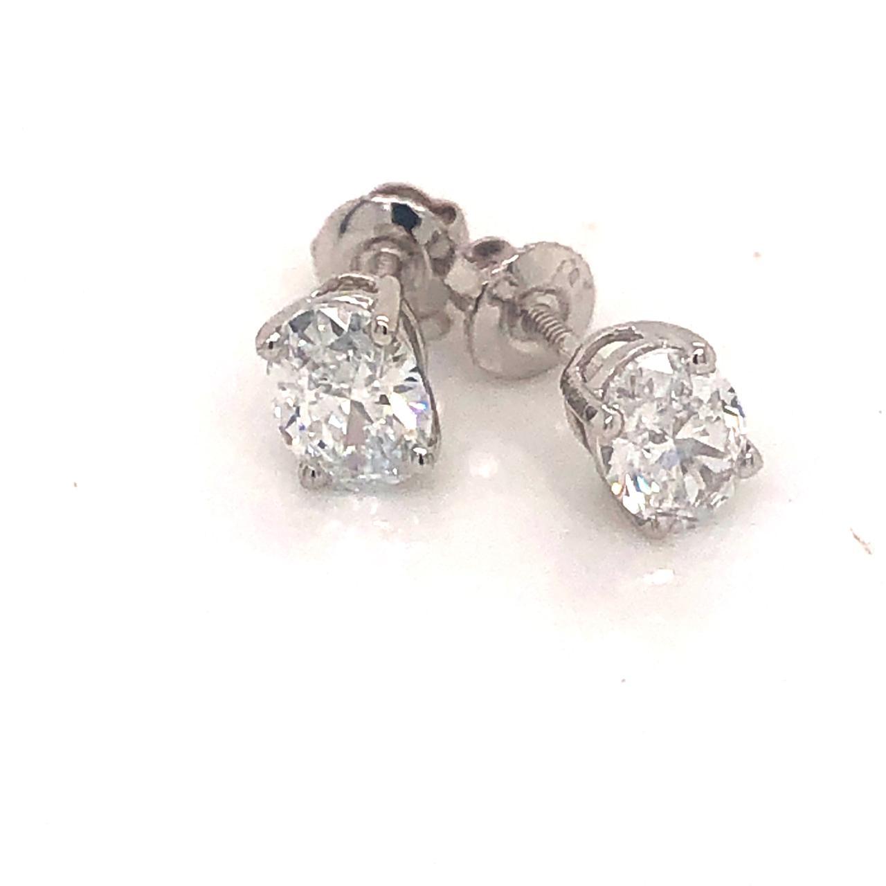 0.75ct Diamond F Si1 Igi Certified Lab Grown Hpht Oval Brilliant Cut Type2 Very Good