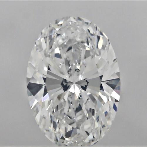 0.75ct Diamond F Si1 Igi Certified Lab Grown Hpht Oval Brilliant Cut Type2 Very Good