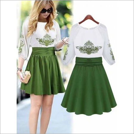 समर लेडीज़ वेस्टर्न स्कर्ट