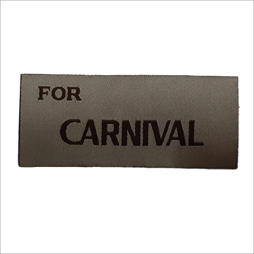 Rectangular Woven Label - Cloth, Non-Woven, Paper Materials | Customizable Shapes, Versatile Branding Solutions, High Durability