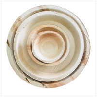 सुपारी पत्ता गोल प्लेट