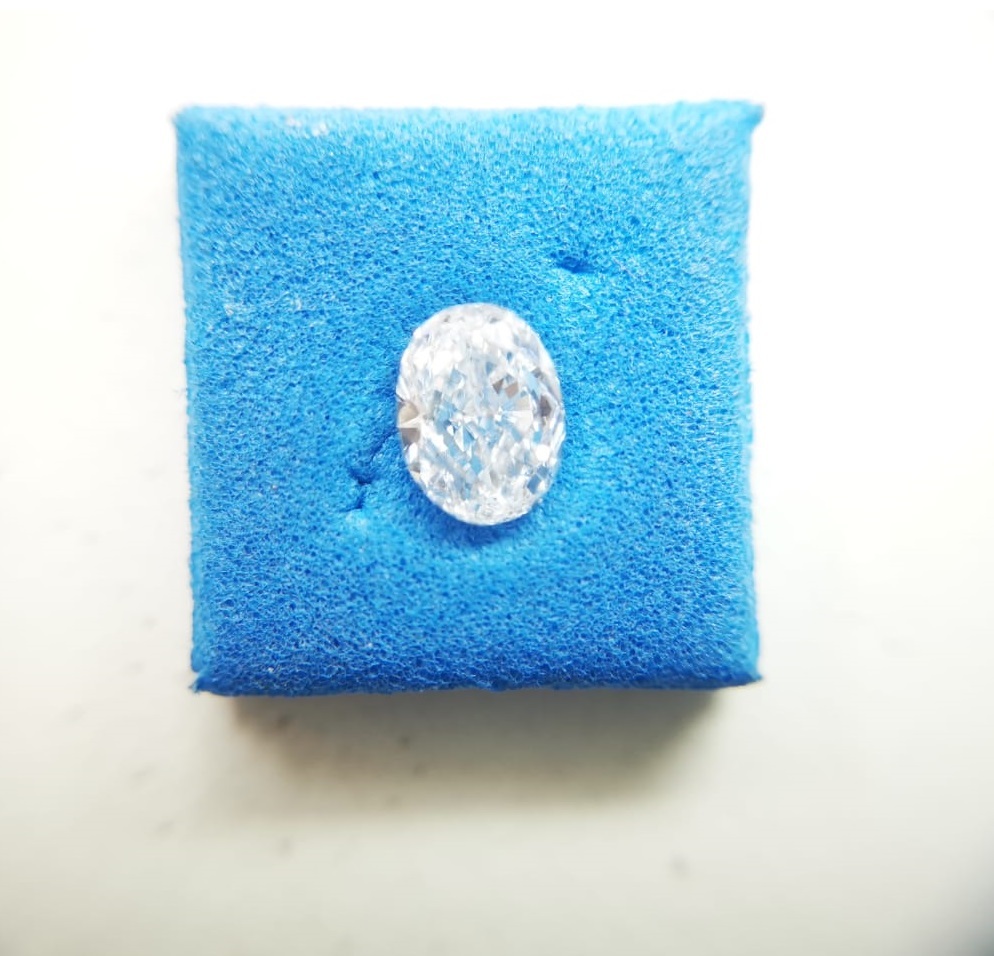 2.02ct Diamond H Vs2 Igi Certified Lab Grown Cvd Oval Brilliant Cut Type2a Very Good