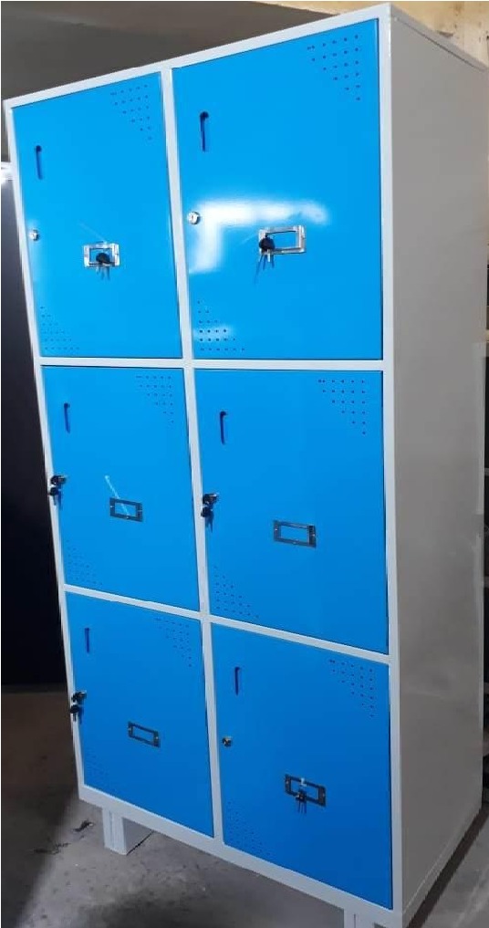 Machine Made Customized Gym College Locker With Inbuilt-lock