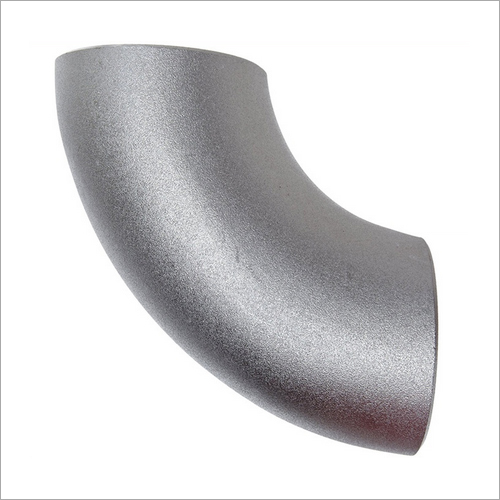 90 Degree Long Radius Elbow - Stainless Steel, Silver Color | Rust and Impact Resistant, Suitable for Diverse Pipe Connections
