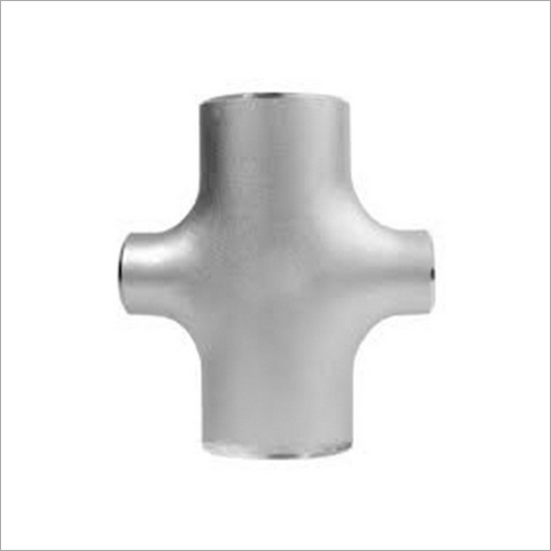 Buttweld Fitting Reducing Cross - Stainless Steel AISI | Silver Finish, Seamless Design for Reliable Fluid Flow Management