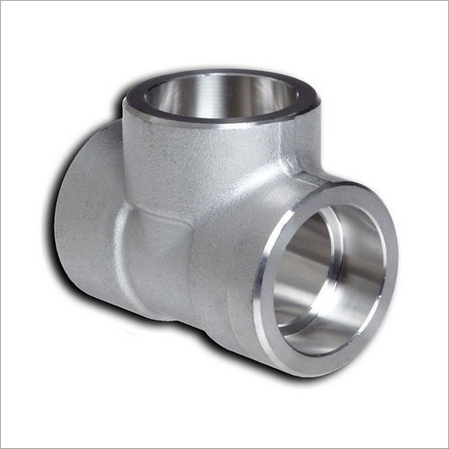 Socket Weld Tee - Stainless Steel, ANSI Standard | Galvanized Finish, High Resistance to Acidic and Alkaline Liquids, Enhanced Tensile Strength