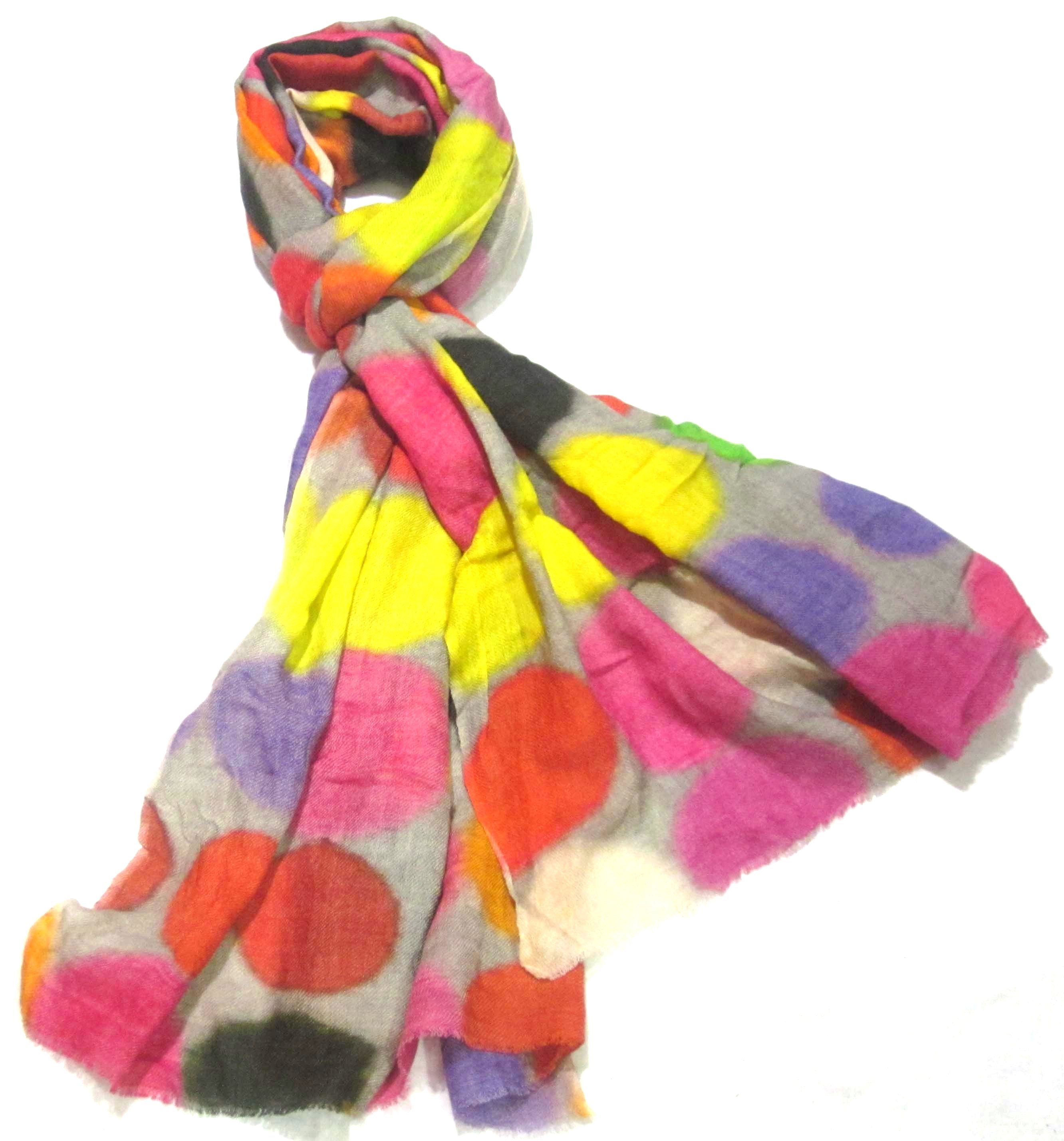 Wool Digital Printed Shawl - Color: As Per Pic