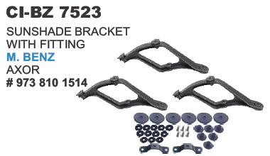 Sunshade Bracket with Fitting M Benz Truck Axor - Durable Material, 4 Wheeler Compatibility | Warranty Included, Ideal for M Benz Truck Axor Models
