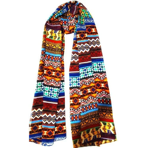 Printed Stole - 65 x 180 cm, Customizable Size, Colors & Designs | Machine Made, Women's Fashion Stole for Daily Use, Printed Pattern