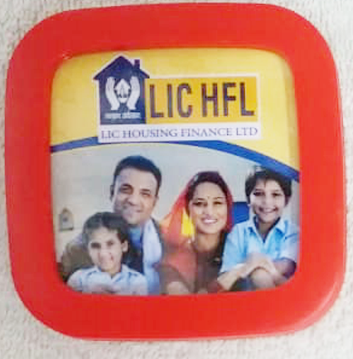 Paper Weight - Plastic Material, 7cm Diameter, Yellow Color | Attractive Design, Rust Resistant, Eye-catching, Long Lasting