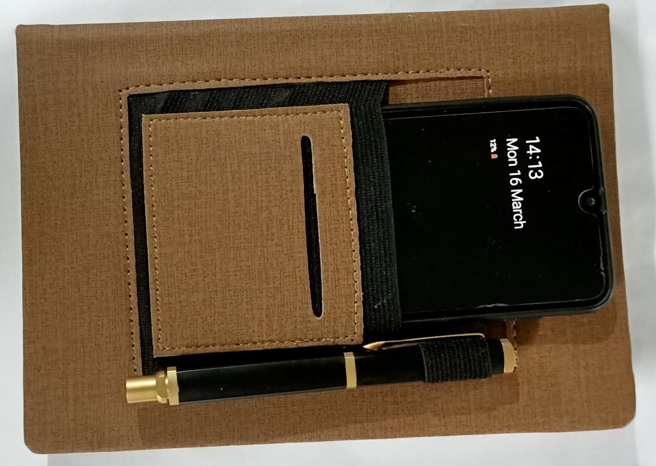 Leather Notebook Diary - Standard Size, Available In Various Colors | Eco-friendly, Durable, Easy To Clean, Perfect Binding, Lightweight, Ideal For Daily Use