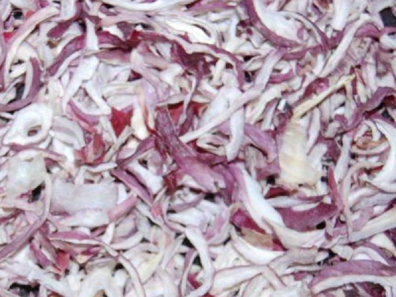Sliced Dehydrated Red Onion Flakes