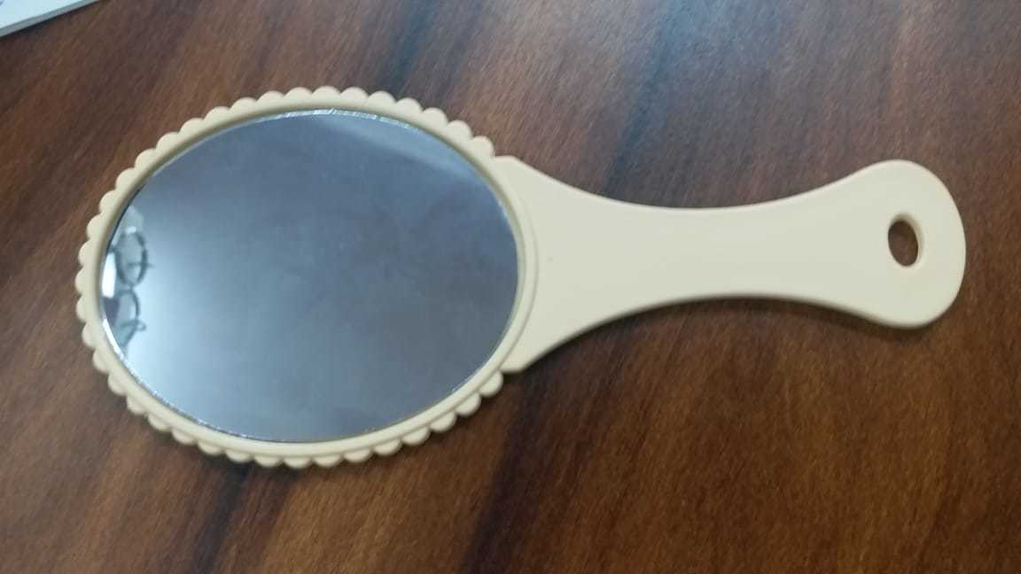 Hand Mirror - Premium Quality Glass | Elegant Design, Lightweight, Portable Accessibility