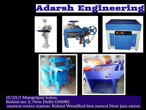 Automatic Notebook Making Machine - Single Phase, Steel Construction | 9000-10000 pcs/day Production, Includes Cutting, Stitching, Edge Squaring, Packing, and Spiral Binding Functions