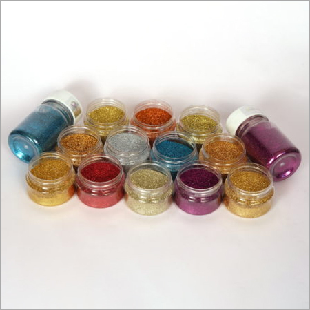 Sparkle Glitter Powder - Polyester Material, Multicolor Irregular Shapes | Various Sizes In Convenient Jars