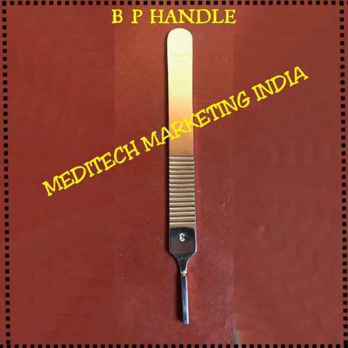 Bp Handle - Steel, Sizes: 3"/4"/5" | New Surgical Kits For Hospital Use, Free Shipment On Bulk Contracts, Volume Discount Pricing