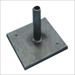 Scaffolding Base Plate - Steel Material, Powder Coated Finish | Ideal for Construction Applications