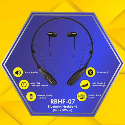 ब्लूटूथ नेकबैंड मोबाइल ईयरफोन