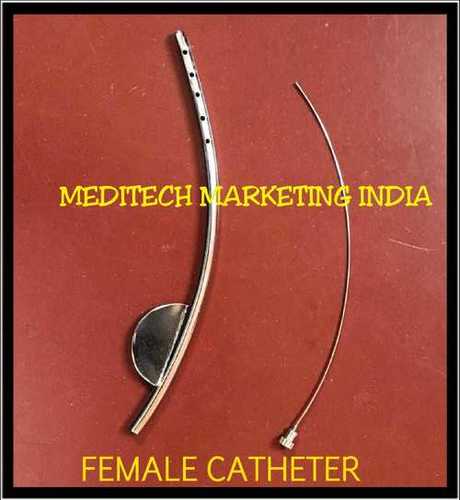Steel Female Catheter