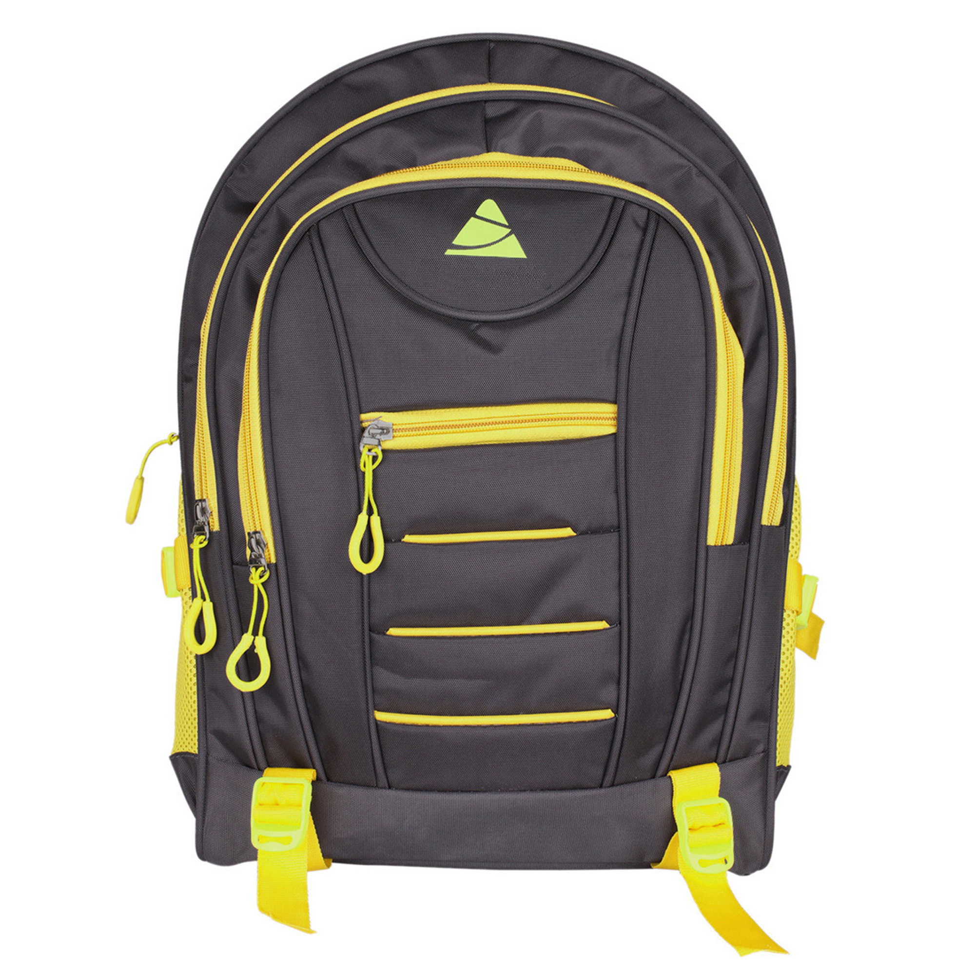Backpack - Polyester, 18 X 12 X 6 Inches, Black | 30 Liters Capacity, Zipper Closure, 3 Compartments, 1.5 Pounds Weight