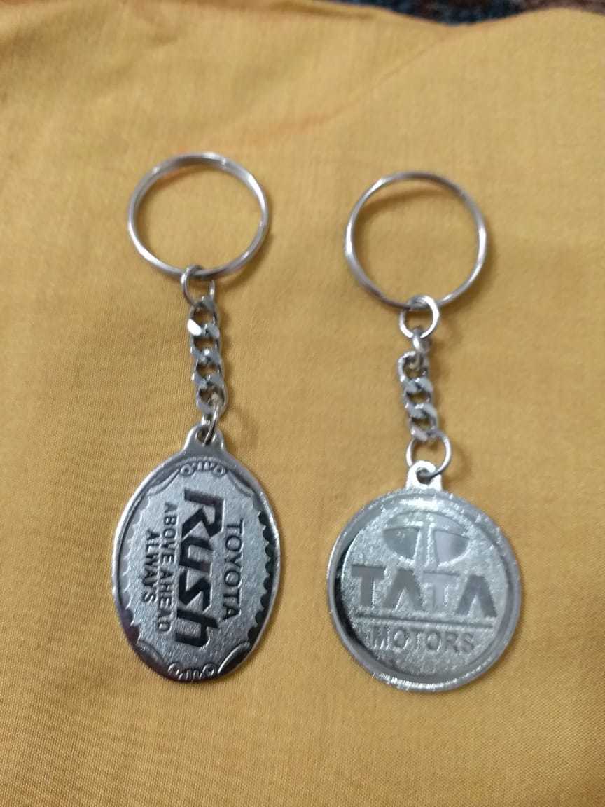Metal Nickel Plating Keychain