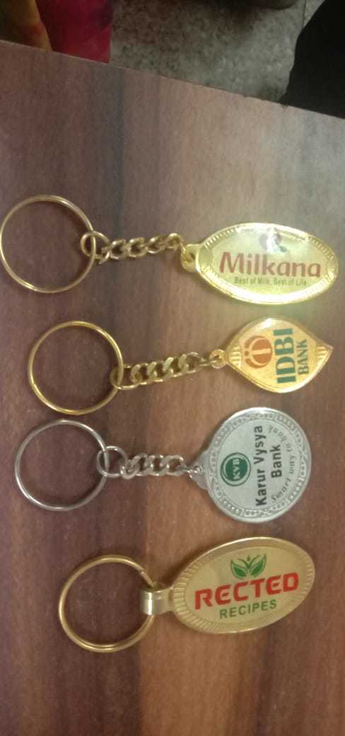 Indian Metal Gold Plating Keychain
