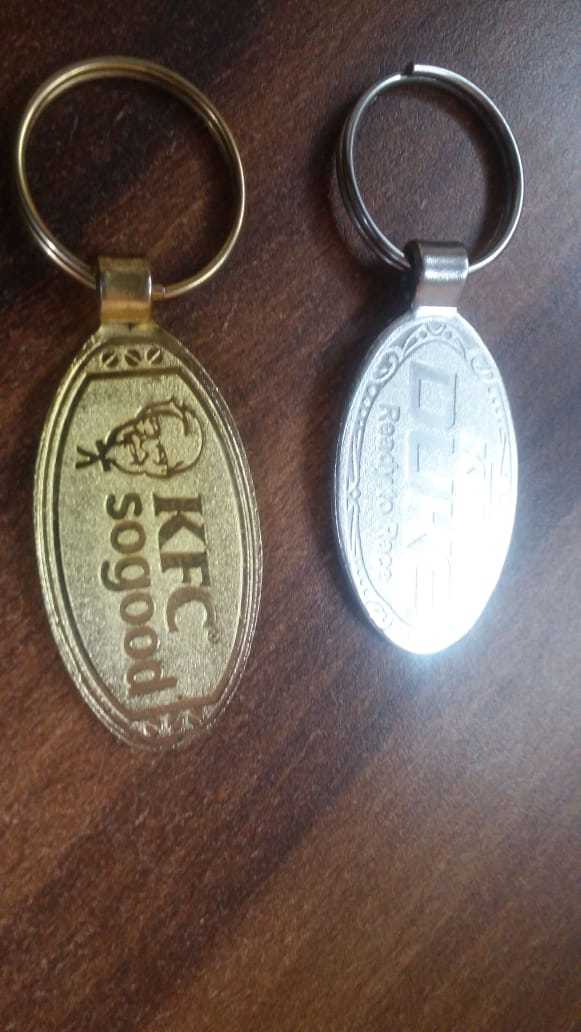 Indian Metal Gold Plating Keychain