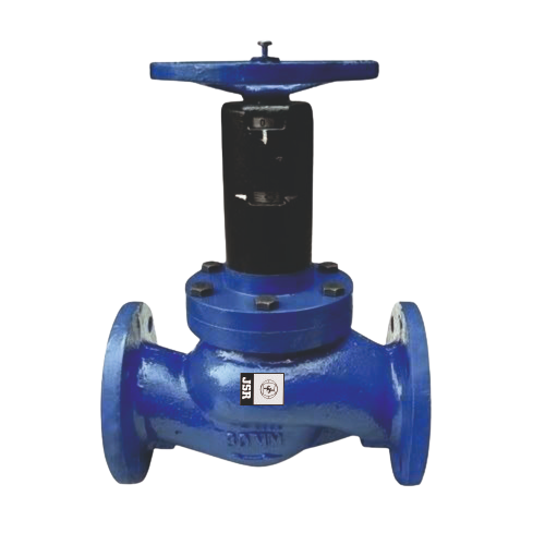 CI Balancing Valve - Brass Material, High Pressure | Blue Color, Hydraulic Power, Normal Working Temperature