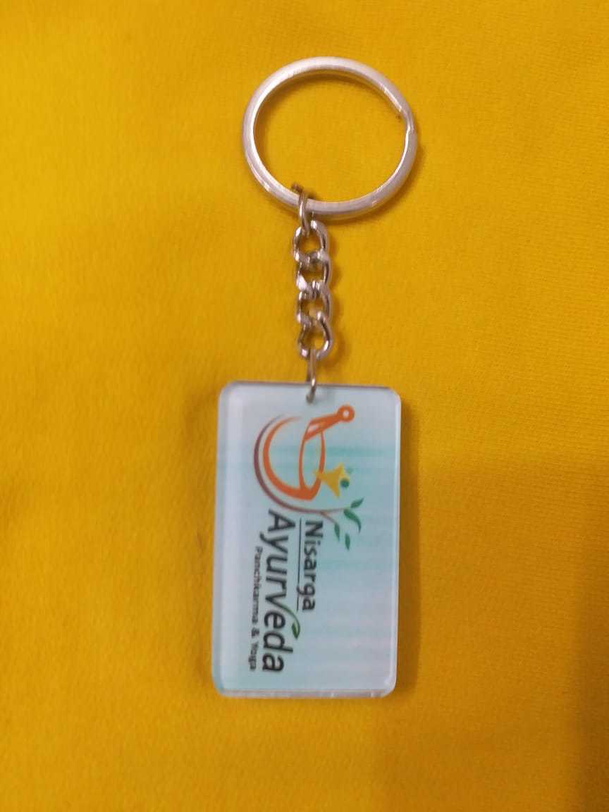 Transparent Acrylic Keychain