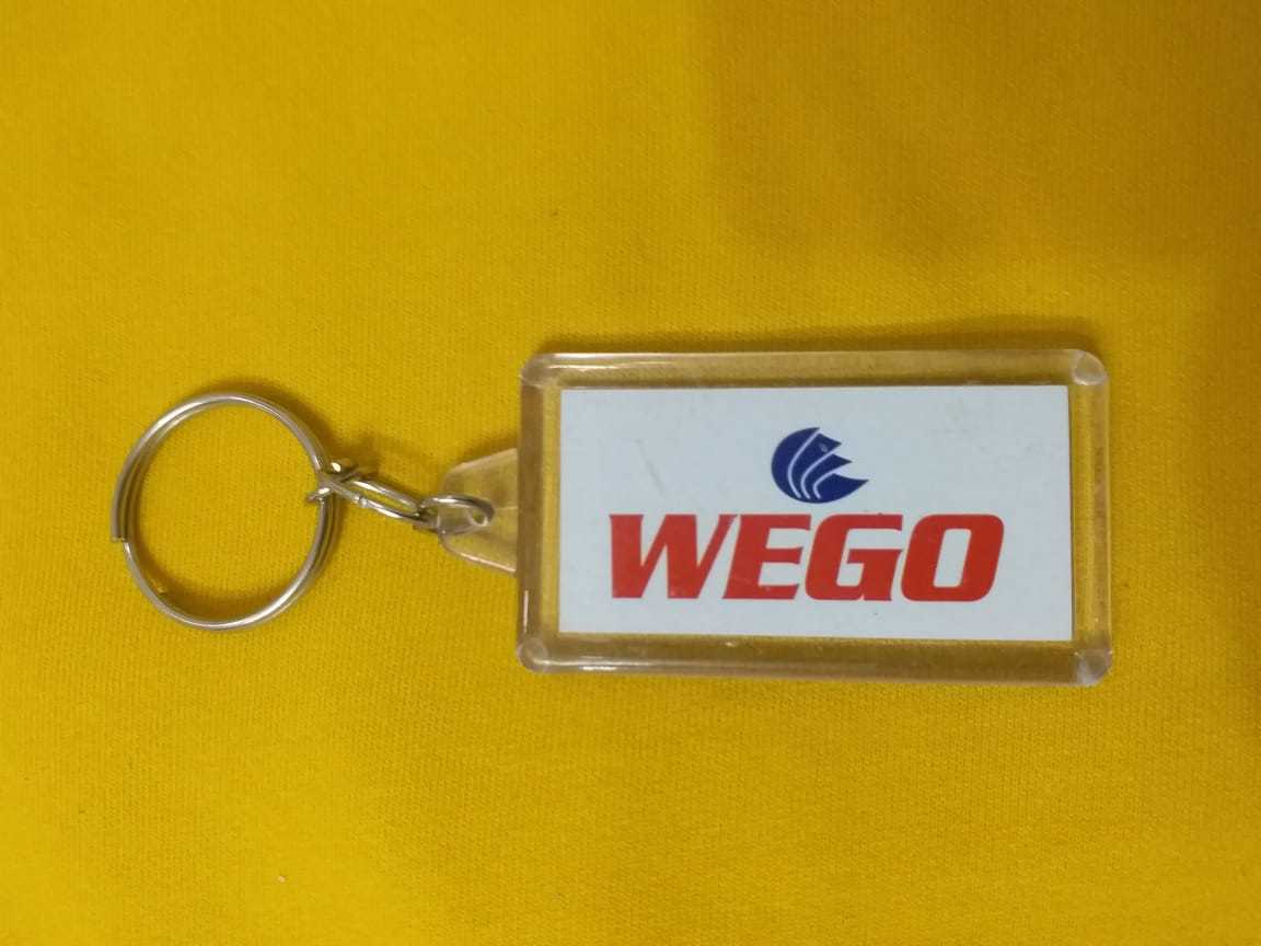 Transparent Crystal Keychain