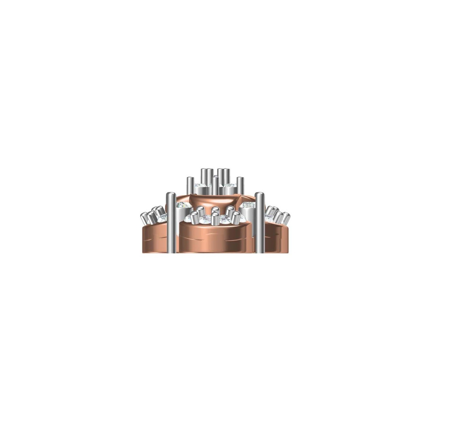 Lab Grown Diamond Rose Gold Earrings - 0.788ct Vs1 Round Brilliant Cut, D Color, Excellent Polish Finish | Customizable Design, High-quality Cvd/hpht Sourced Diamonds