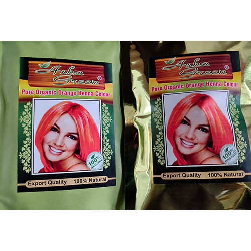 Pure Organic Orange Henna Colour