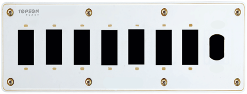 4X12 8 Way Cutting Board - Color: White