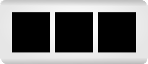 6 Way Modular Board - Color: White