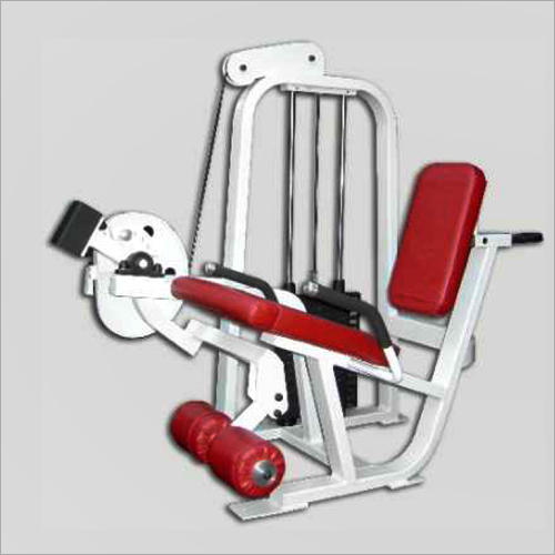Leg Extension Machine - Steel, 50" x 40" x 70" | 300 lbs Weight Capacity, Adjustable Seat, Red Color, 1 Year Warranty, Weight Plates Included
