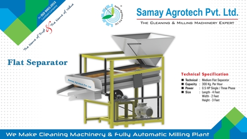 White Flat Separator