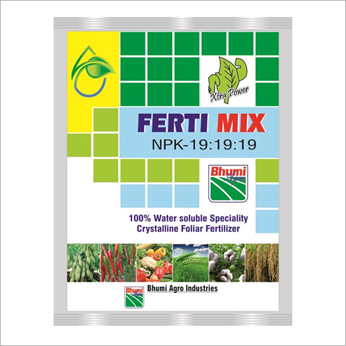 Crystalline Foliar Fertilizer Application: Agriculture