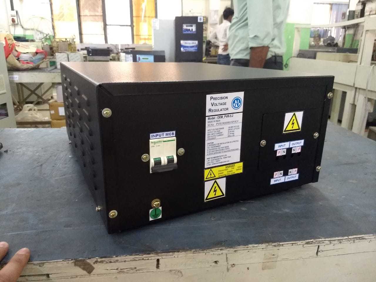 Static Voltage Stabilizer - Igbt Powered 70kva Single Phase | Ultra Fast Regulation, Pwm Control, Zero Waveform Distortion, Ergonomic Design, Lcd Display