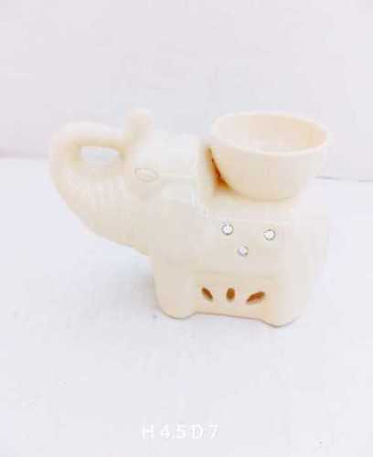 हाथी के आकार का मोमबत्ती बर्नर