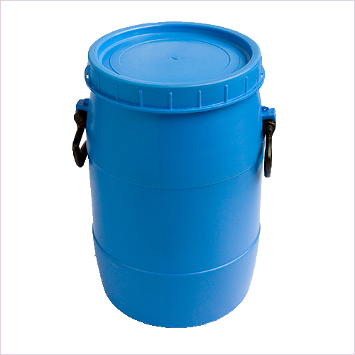 20 Ltr Threading Open Mouth Drum - Plastic, 20L Size, Blue Color | Round Shape for Versatile Liquid Storage Solutions