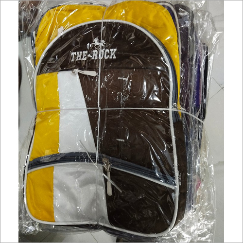 डिस्पोजेबल कैनवास कॉलेज बैकपैक बैग