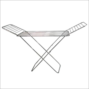 SS Cloth Stand - Stainless Steel, 36x24x12 inches, Silver Finish | Foldable Design, Easy Assembly, Large Capacity, Rust Resistant, Quick Drying