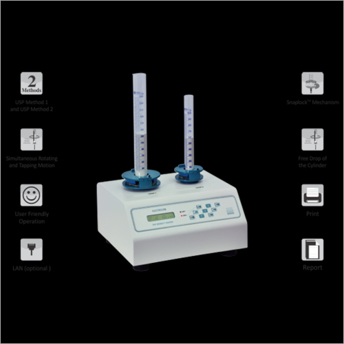 Tap Density Tester - Metal Construction | Reliable For Pharma Industries, Accurate Measurement Of Tap Density