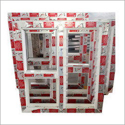 UPVC Window Frame - 15-20 mm Thickness, White Color | Rectangular Shape, Double Glazed Quality