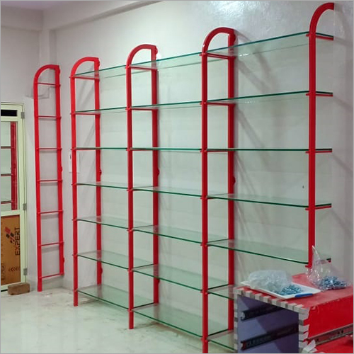 Ms Double Pipe Glass Rack