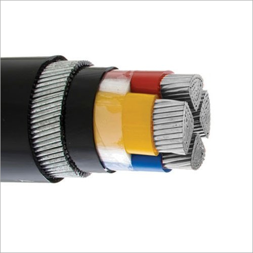 Black 25 Sq Mm /3.5 Core Aluminium Armored Cable