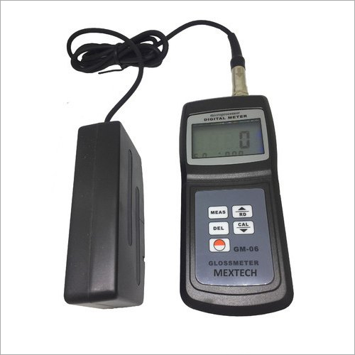 Digital Gloss Meter - 156 x 67 x 28 mm, 0.1 to 200 Gloss Units, 4-Digit Backlit LCD Display, RS 232 C Data Output